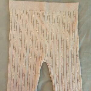 Poof! - Kid’s Cream Colored Leggings Sz M/L Stretchy Comfortable Good Basic